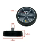 Philips Uyumlu FC 8723 Performer Expert Süpürge Triactive Emici Başlık Tekerleği - Gri thumbnail 2