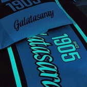 Taç Lisanslı Tek Kişilik Nevresim Takımı Galatasaray 1905 Glow - 3