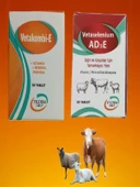 Sığır ,İnek Ve Koyunlar İçin Vetaselenium AD3E 50 Tablet Ve Vetakombi - E 50 Tablet - 1