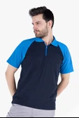 Polo Yaka Fermuarlı T-Shirt - 7