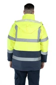 Çift Renkli Reflektörlü Hi - Vis İş Kabanı thumbnail 5