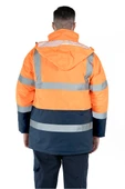 Çift Renkli Reflektörlü Hi - Vis İş Kabanı thumbnail 11