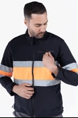 Çift Sıra Reflektörlü Neon Softshell Mont thumbnail 4