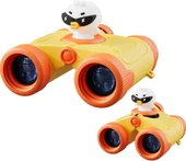 Yeni Nesil 8x25 Yüksek Çözünürlüklü Optik Lens Karikatür Karakter  Çocuklar teleskop Dürbün Sarı - 5