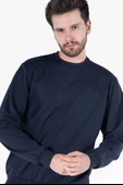 2 İplik Bisiklet Yaka Sweatshirt - 3