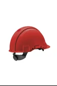 3M Kırmızı Havalandırmalı Vidalı Baret - 1