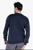 2 İplik Bisiklet Yaka Sweatshirt - 2