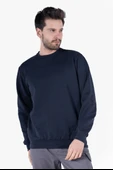 2 İplik Bisiklet Yaka Sweatshirt - 1