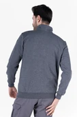 2 İplik Dik Yakalı Fermuarlı Sweatshirt - 11