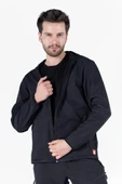 Kapüşonlu Softshell Mont - 4