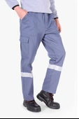 Reflektörlü Gabardin İş Pantolonu - 7