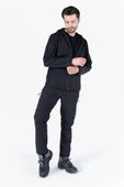 Kapüşonlu Softshell Mont - 1