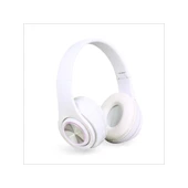 Abk-03 Rgb Işıklı Baş Üstü Bluetooth Kulaklık beyaz thumbnail 4