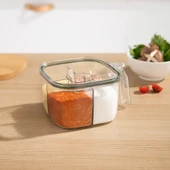 Pinmoo 4in1 Bölmeli- Kaşıklı Baharatlık - 2