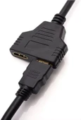 HDMI Splitter Adaptör Kablosu, Erkek-Hdmi Dişi X 2 Adaptör 30 Cm Kablo Çoklayıcı Splitter, Aynı Anda İki Aynı TV'yi Destekler 1080P thumbnail 4