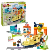 Lego 10428 DUPLO Kasabası Büyük İnteraktif Mahalle Treni - 1