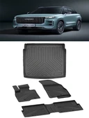 Sahler Jaecoo 7 4x2 2025 ve Sonrası 4.5D Paspas 3D Rizline Bagaj Havuzu Set thumbnail 1