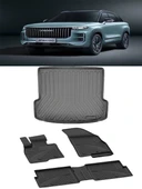 Sahler Jaecoo 7 4x4 2025 ve Sonrası 4.5D Paspas 3D Rizline Bagaj Havuzu Set thumbnail 1