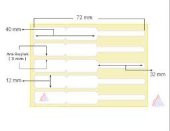 KUYUMCU GÖZLÜKÇÜ ETİKETİ KUŞE 12X72 1250 SARIM - 2