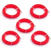 WORX WA0209 WG185E/WG186E İçin 2.4mm 20 Metre (5x 4m) PRO-GRADE Spiral Burgulu Yedek Misina thumbnail 2