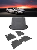 Sahler Hyundai Tucson 2016-2020 4.5D Paspas 3D Rizline Bagaj Havuz Set thumbnail 2