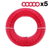 WORX WA0209 WG185E/WG186E İçin 2.4mm 20 Metre (5x 4m) PRO-GRADE Spiral Burgulu Yedek Misina thumbnail 1