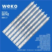 Wkset-5742 35041X7 Skyworth 4906X7 - 175-180 3.0-3.3 C - Yal13-00630300-01 7 Adet Led Bar thumbnail 1