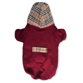 Bb Limited Bordo Kapşonlu Köpek Sweatshirt - 5