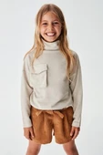 NK Kids Kız Çocuk Kadife Şort - 1