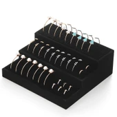 İthal Süet Siyah Renk 35/27cm Batırmalı Kelepçe Bileklik Standı - 1