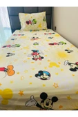 Kaan Tek Kişilik Mickey mouse Lastikli Çarşaf Takımı çocuk ;Bebek thumbnail 2
