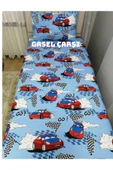 Gasel Home 120x200 Arabalı Tek Kişilik Ranforce Dokuma Kumaş Lastikli Çarşaf Takımı thumbnail 1
