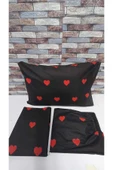 Gasel Home PAMUKLU KALP DESEN ÇİFT KİŞİLİK NEVRESİM TAKIMI (ÇARŞAFI LASTİKLİ) thumbnail 2