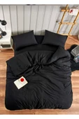 Gasel Home ÇİFT KİŞİLİK PAMUKLU ÇARŞAFI LASTİKLİ NEVRESİM TAKIMI DÜZ RENK thumbnail 1