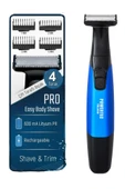 Powertec TR-650 Tahriş Karşıtı Şarjlı Epilasyon Öncesi Hassas Vücut Tıraş Makinesi Çift Bıçak - 1