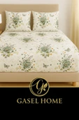 Gasel Home Pamuklu Ranforce Kumaş Tek Kişilik Lastikli Çarşaf Takımı  100x200 120x200 - 1