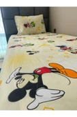 Kaan Tek Kişilik Mickey mouse Lastikli Çarşaf Takımı çocuk ;Bebek thumbnail 1