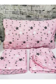 Gasel Home Pamuklu Yıldız Desen Tek Kişilik Nevresim Takımı Çarşafı Lastikli (fitted) thumbnail 2