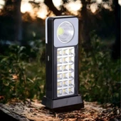 Güneş Enerjili veya USB Şarj Edilebilir Acil Durum Işığı 3W thumbnail 2