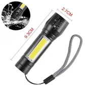 Solar Kutulu Mini El Feneri – Taşınabilir LED Kamp ve Acil Durum El Lambası thumbnail 5