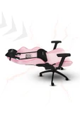 XMAX / Rio Balerion Terletmez Kadife Kumaş Pembe Gaming Oyuncu Koltuğu / 120 Kg Taşır thumbnail 3