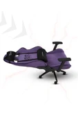 XMAX / Rio Plus Balerion Terletmez Kadife Kumaş Mor Gaming Oyuncu Koltuğu / 120 Kg Taşır thumbnail 2