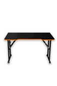 XMAX / JetKur Siyah MDF Bilgisayar Oyuncu Masası 160x70cm Sallanmaz Metal Ayaklı - Pratik Kurulum thumbnail 6