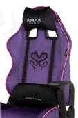 XMAX / Rio Balerion Terletmez Kadife Kumaş Mor Gaming Oyuncu Koltuğu / 120 Kg Taşır thumbnail 1