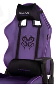 XMAX / Rio Balerion Terletmez Kadife Kumaş Mor Gaming Oyuncu Koltuğu / 120 Kg Taşır thumbnail 1