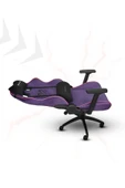 XMAX / Rio Balerion Terletmez Kadife Kumaş Mor Gaming Oyuncu Koltuğu / 120 Kg Taşır thumbnail 4