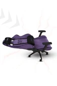 XMAX / Rio Plus Balerion Terletmez Kadife Kumaş Mor Gaming Oyuncu Koltuğu / 120 Kg Taşır thumbnail 3