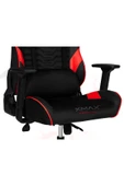 XMAX / Rio Terletmez Kısmi Derili Kadife Kumaş Kırmızı Siyah Gaming Oyuncu Koltuğu / 120 Kg Taşır thumbnail 3