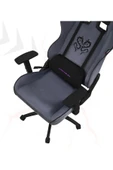 XMAX / Rio Balerion Antrasit Gri Kadife Terletmez Kumaş Gaming Oyuncu Koltuğu / 120 Kg Taşır thumbnail 3