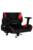 XMAX / Rio Terletmez Kısmi Derili Kadife Kumaş Kırmızı Siyah Gaming Oyuncu Koltuğu / 120 Kg Taşır thumbnail 5